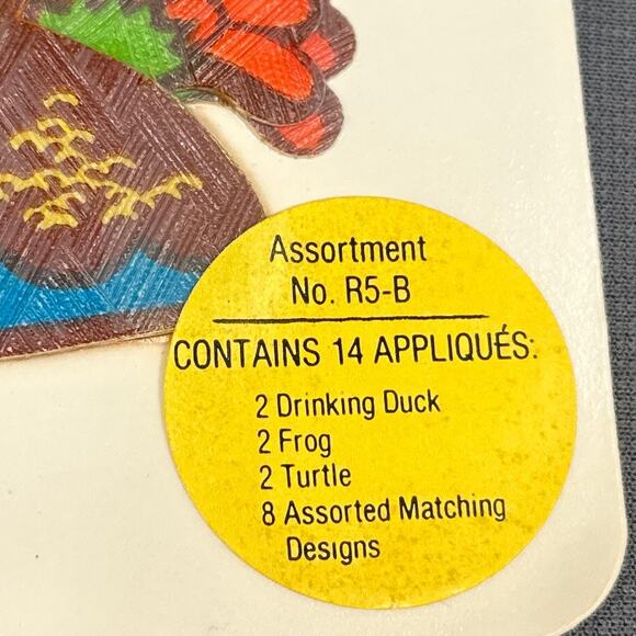 VTG 14 Rave Bathtub Appliqués Sheet Vinyl Retro Y2K Tub Safety Decals Frog Duck - Picture 4 of 16